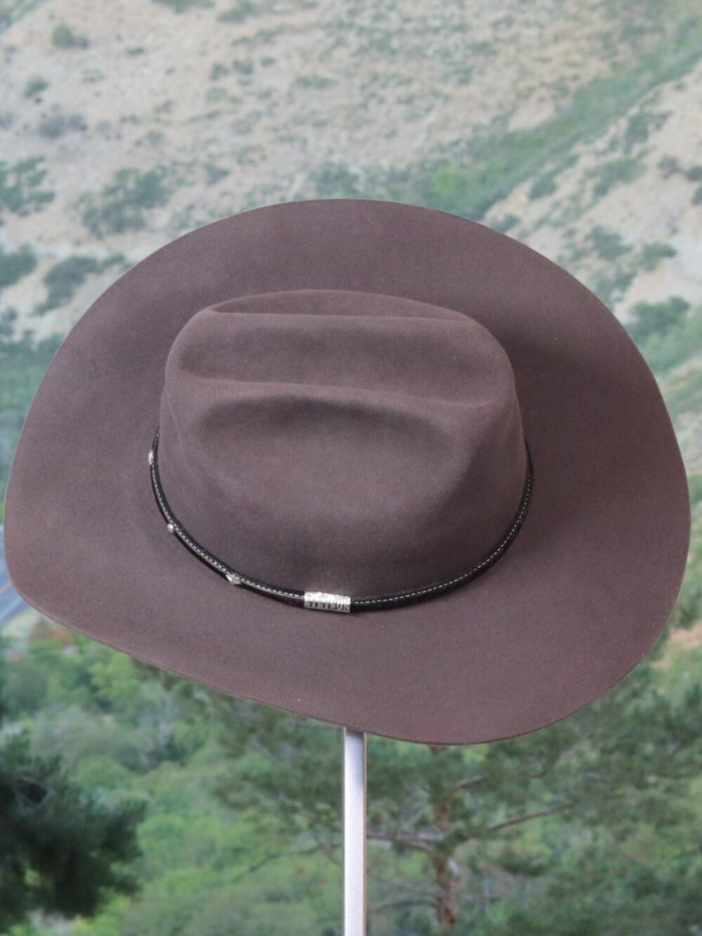Stetson,6x,Fur 100% Fur felt, Angus, Size 7 3/8, Showroom condition